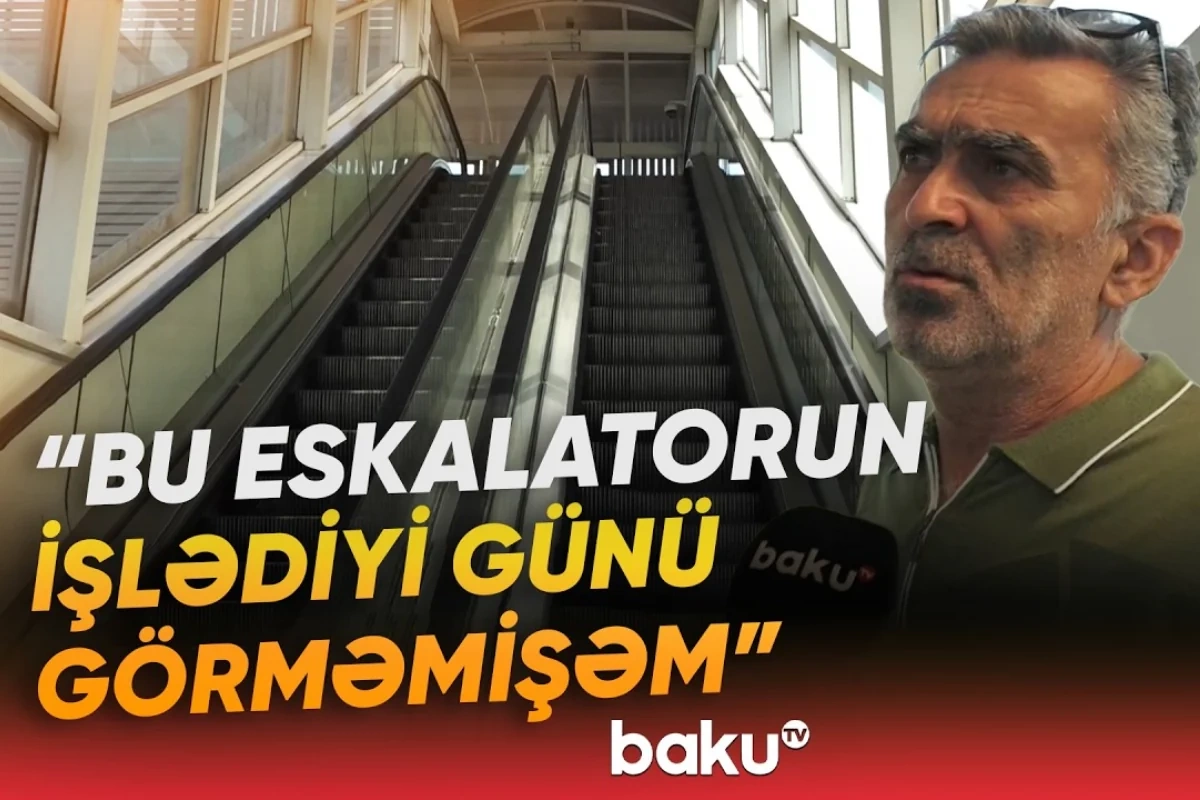 8 Noyabr prospektində xaos: Eskalatorun işlədiyi günü görməmişəm