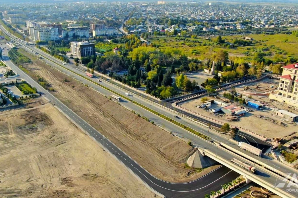 Bakı-Qazax yolunun Yevlaxdan keçən hissəsində tikinti və yenidənqurma işləri yekunlaşıb