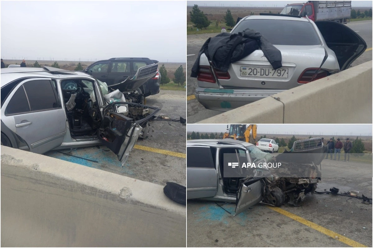 В Гаджигабуле Mercedes врезался в трактор - есть пострадавшие В Гаджигабуле Mercedes врезался в трактор - есть пострадавшие