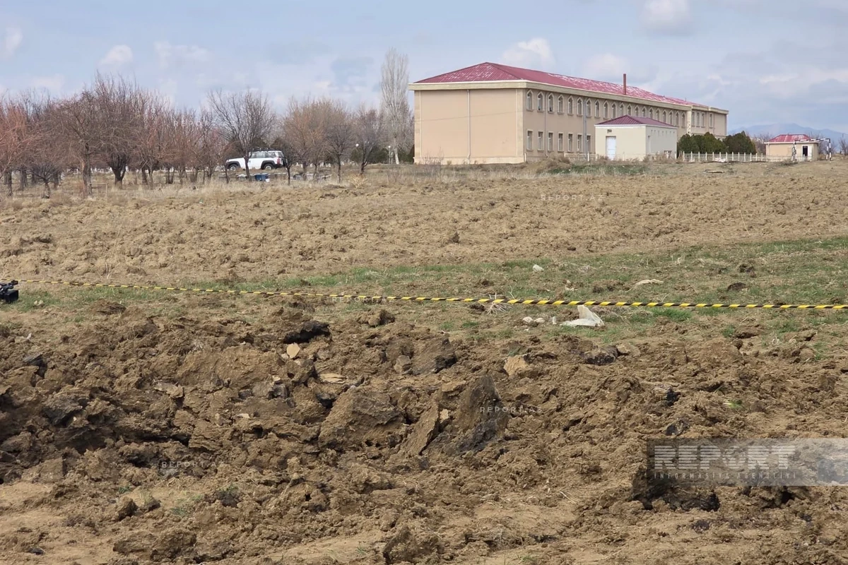 Один из запущенных в Нахчыван из Ирана дронов взорвался рядом со школой