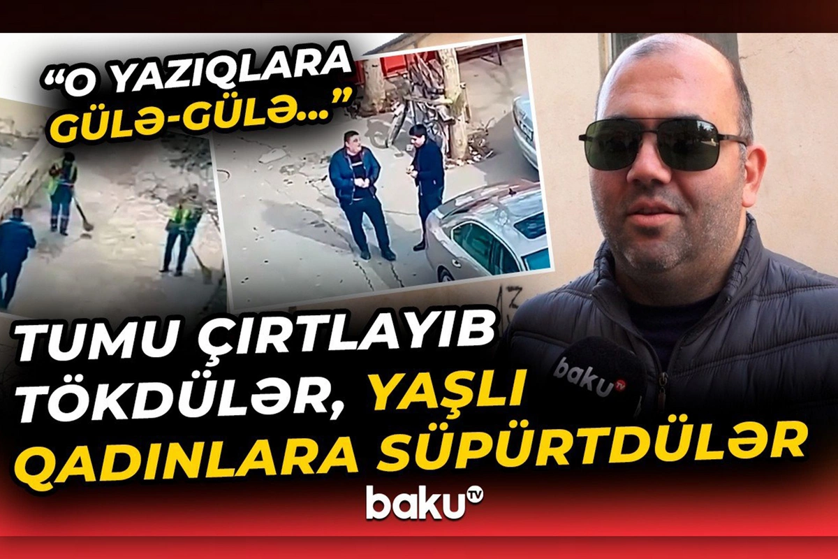 Bakıda yaşlı qadınlara qarşı bu əməl görənlərin hiddətinə səbəb oldu