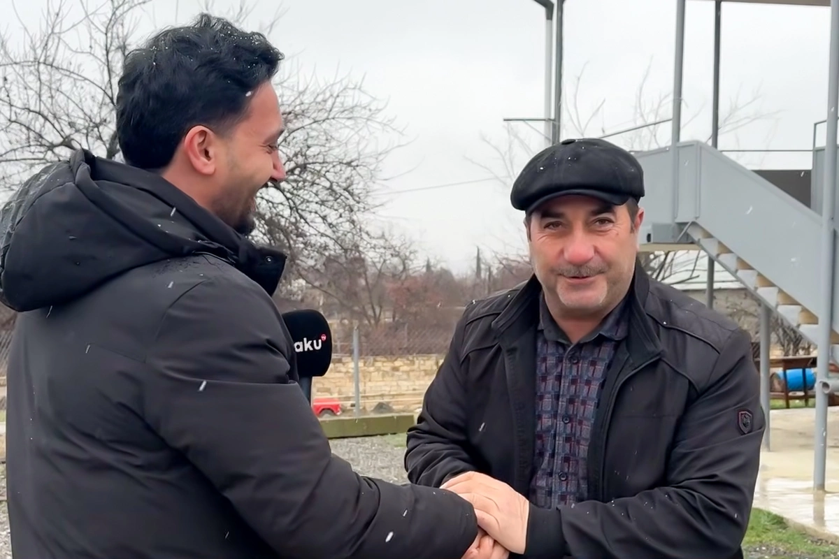 Ağdərəyə qayıdan sakin: Ata-baba yurdumu görmək mənə çox xoş oldu