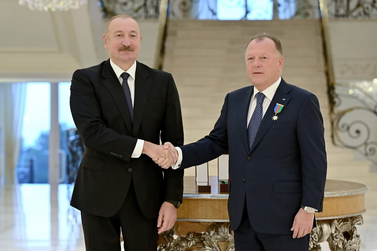 Президент Ильхам Алиев принял президента Международной федерации дзюдо