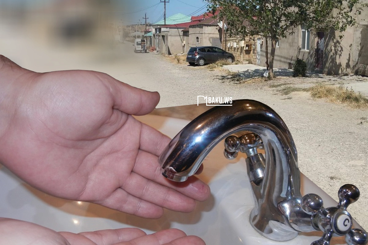 Why did residents of the Absheron district remain without water? Why did residents of the Absheron district remain without water?