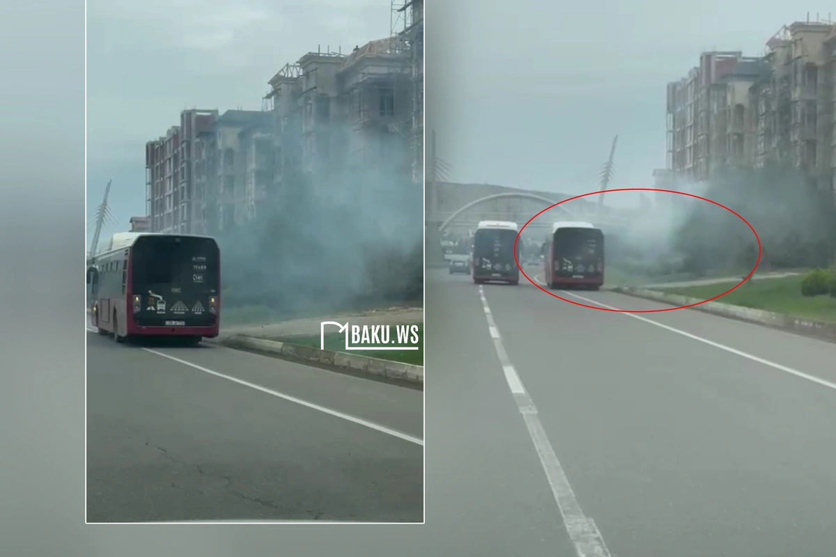 Bakıda BakuBus tüstüləyib