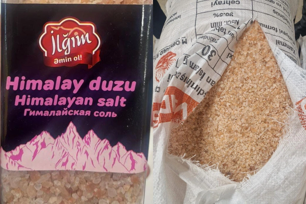 İlğım əmtəə nişanlı saxta Himalay duzu satışdan geri çağırılıb