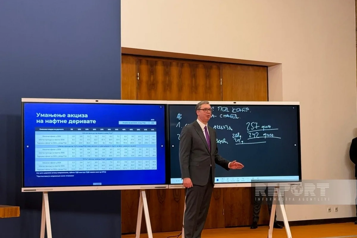 Aleksandar Vuçiç: Azərbaycanla elektrik stansiyasının tikintisi müqaviləsinin bir aya imzalanacağına ümid edirəm