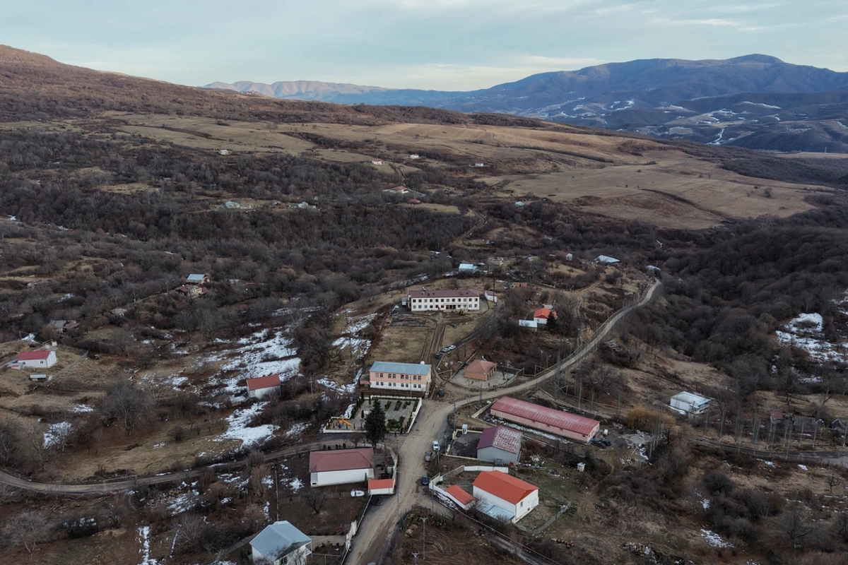 President Ilham Aliyev familiarized himself with the work carried out in the village of Chapar in Aghdara district