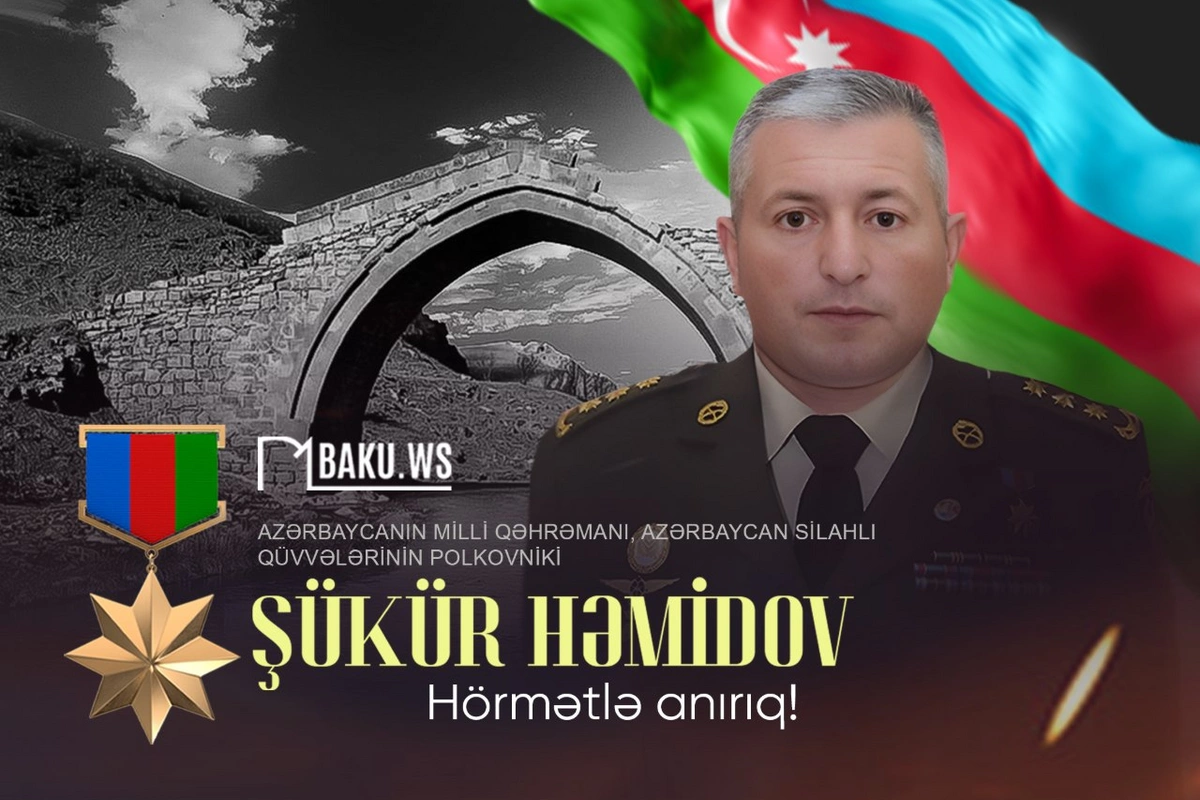 Bu gün Milli Qəhrəman Şükür Həmidovun anım günüdür