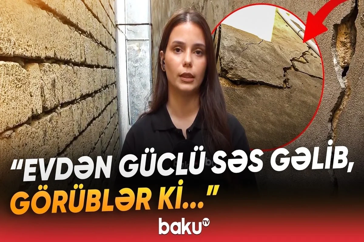 Bakıda sakinləri evlərindən didərgin salan hadisə