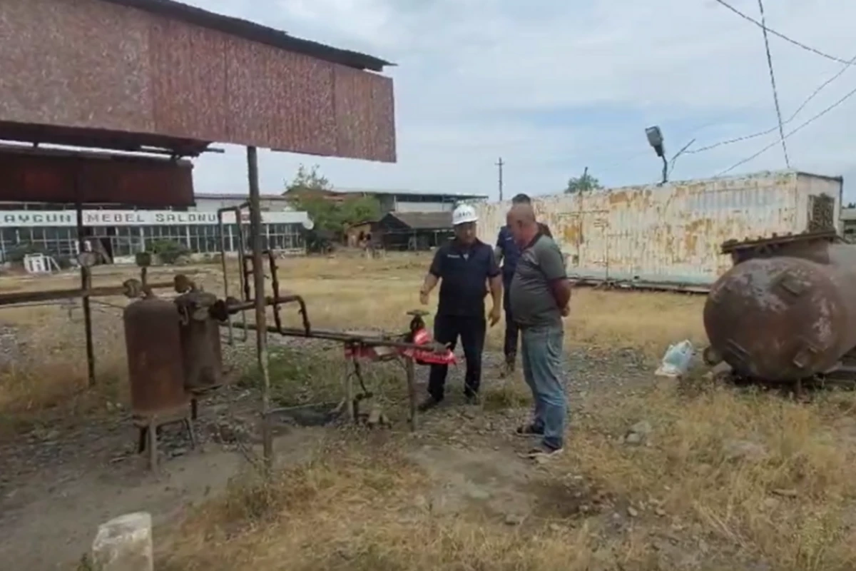 Tovuzda maye qazdoldurma məntəqəsinin istismarı dayandırılıb Tovuzda maye qazdoldurma məntəqəsinin istismarı dayandırılıb