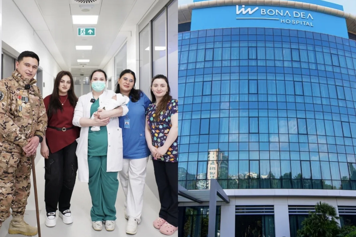 Liv Bona Dea Hospitalında qazi ailəsinə həyat bəxş edilib