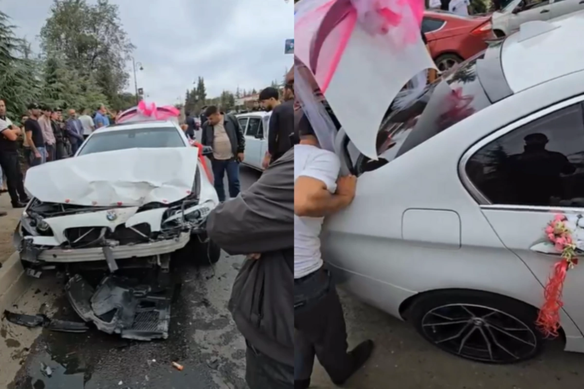 Azərbaycanda toy karvanında faciə yaşandı Azərbaycanda toy karvanında faciə yaşandı