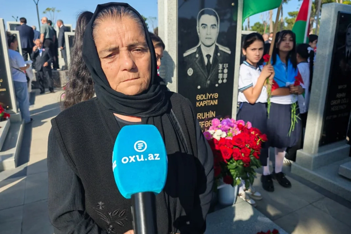 Şəhid anası: Oğlumu itirsəm də, ruhu əbədi mənimlə qalacaq