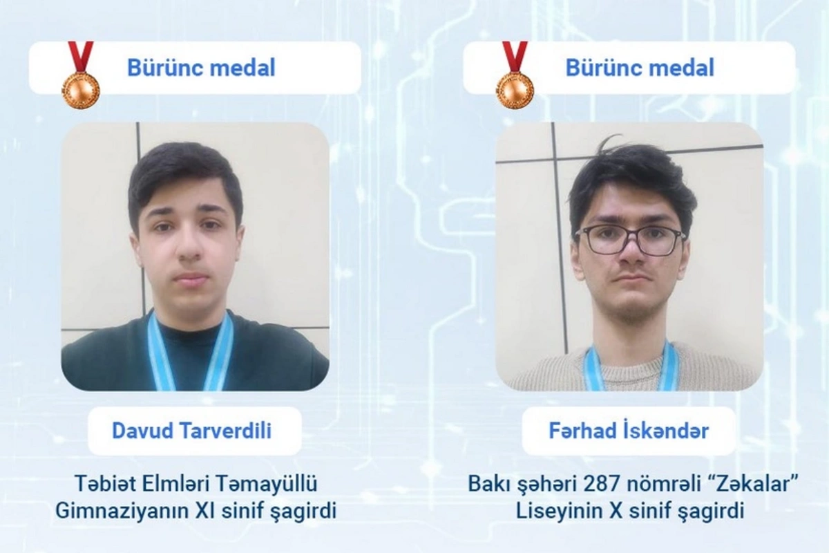 Azərbaycan məktəbliləri beynəlxalq olimpiadada 10 medal qazanıblar