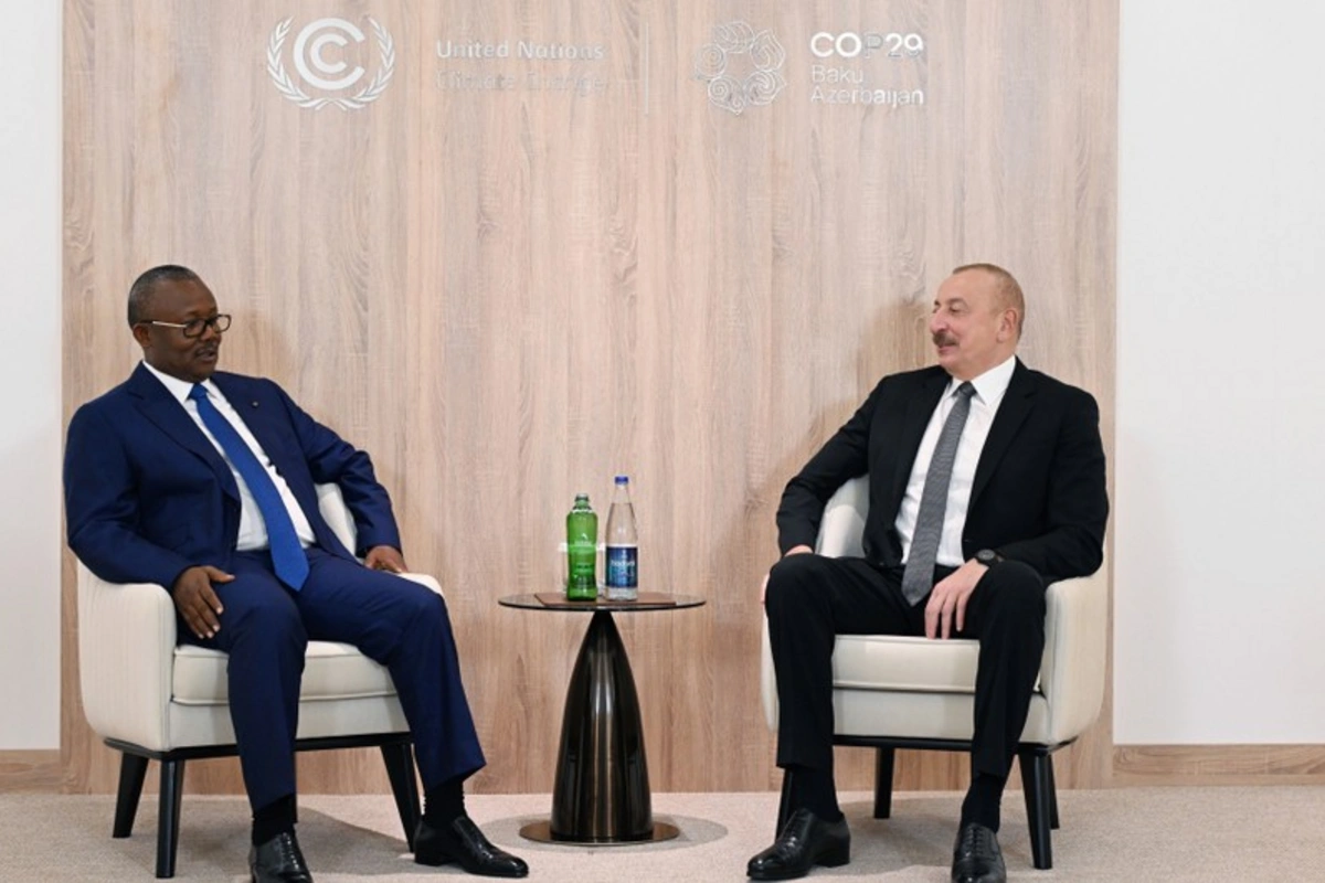 Azərbaycan lideri Qvineya-Bisau Prezidenti ilə görüşüb Azərbaycan lideri Qvineya-Bisau Prezidenti ilə görüşüb