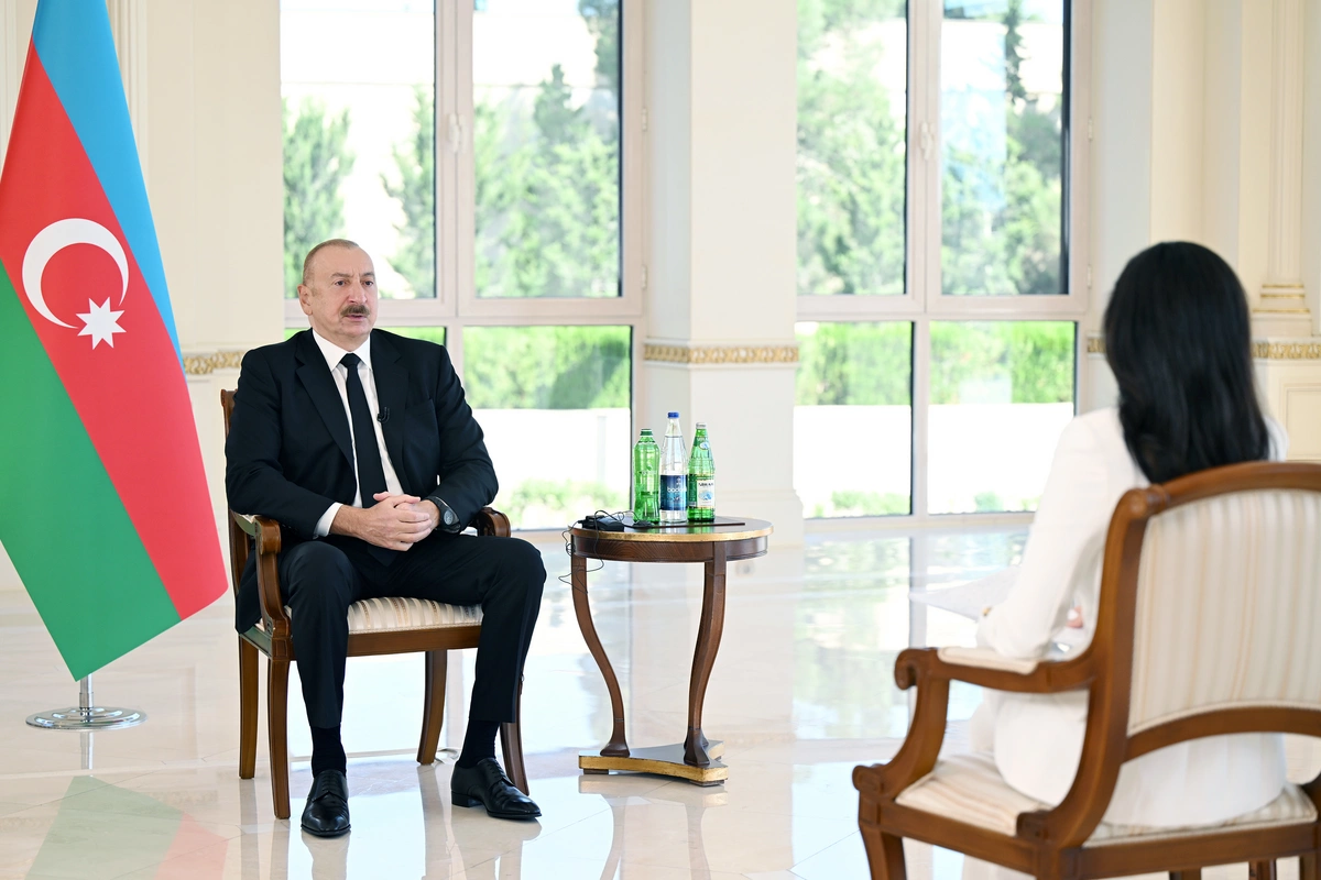 Президент Азербайджана Ильхам Алиев дал интервью телеканалу Al Arabiya
