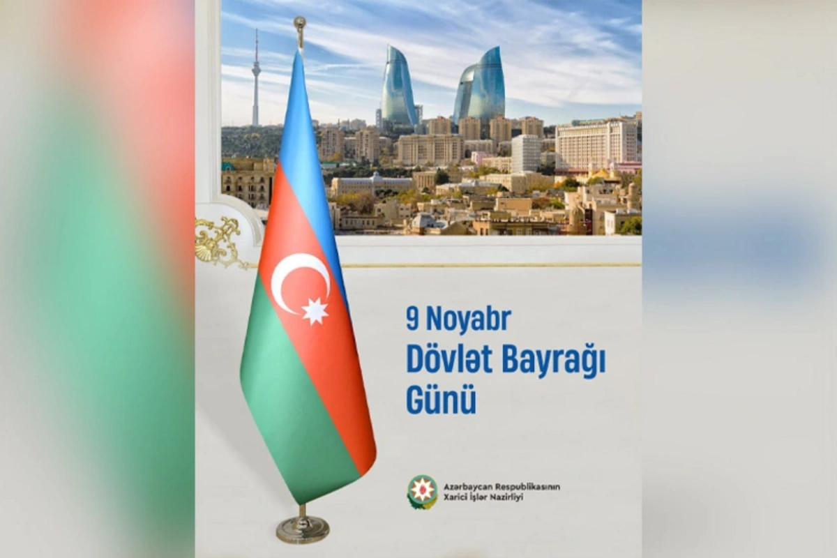 XİN: Üçrəngli bayrağımız Azərbaycanın zəngin tarixini və parlaq gələcəyini təcəssüm etdirir