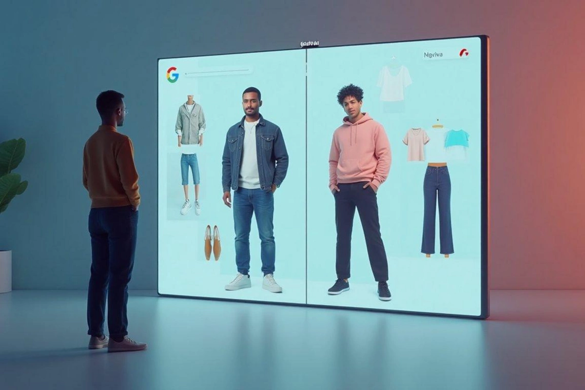 Google launched a virtual clothing try-on feature before purchase Google launched a virtual clothing try-on feature before purchase