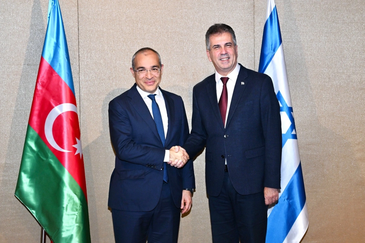 Mikayıl Cabbarov İsrailin energetika və infrastruktur naziri ilə görüşüb