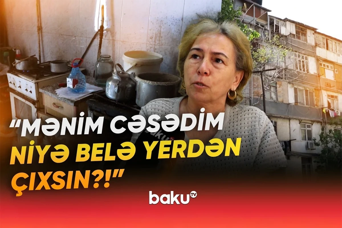 Qəzalı binaların təşviş içərisində yaşayan sakinləri - Cənazəm niyə belə evdən çıxsın?!