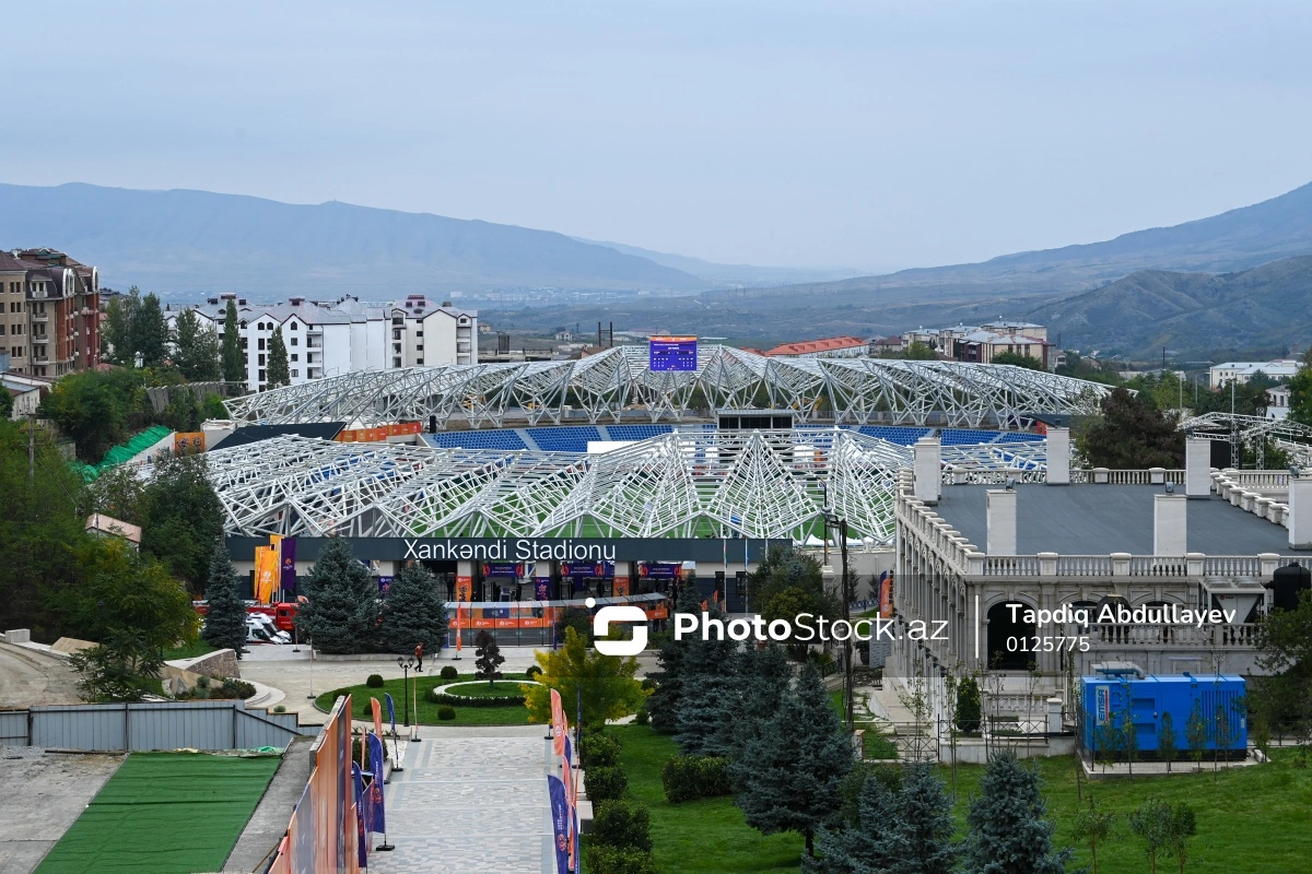 Xankəndi Stadionunda tikinti işlərinin yekunlaşacağı vaxt bilindi