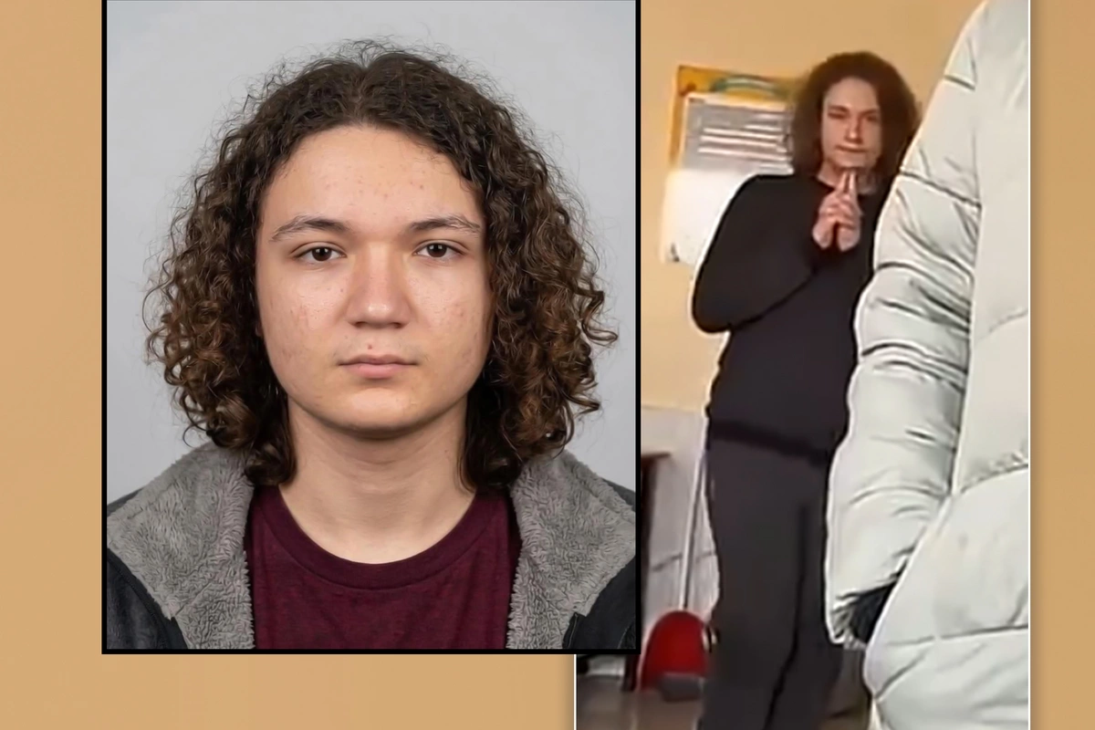 Footage has appeared online showing the student who attacked a school in Kahramanmaraş