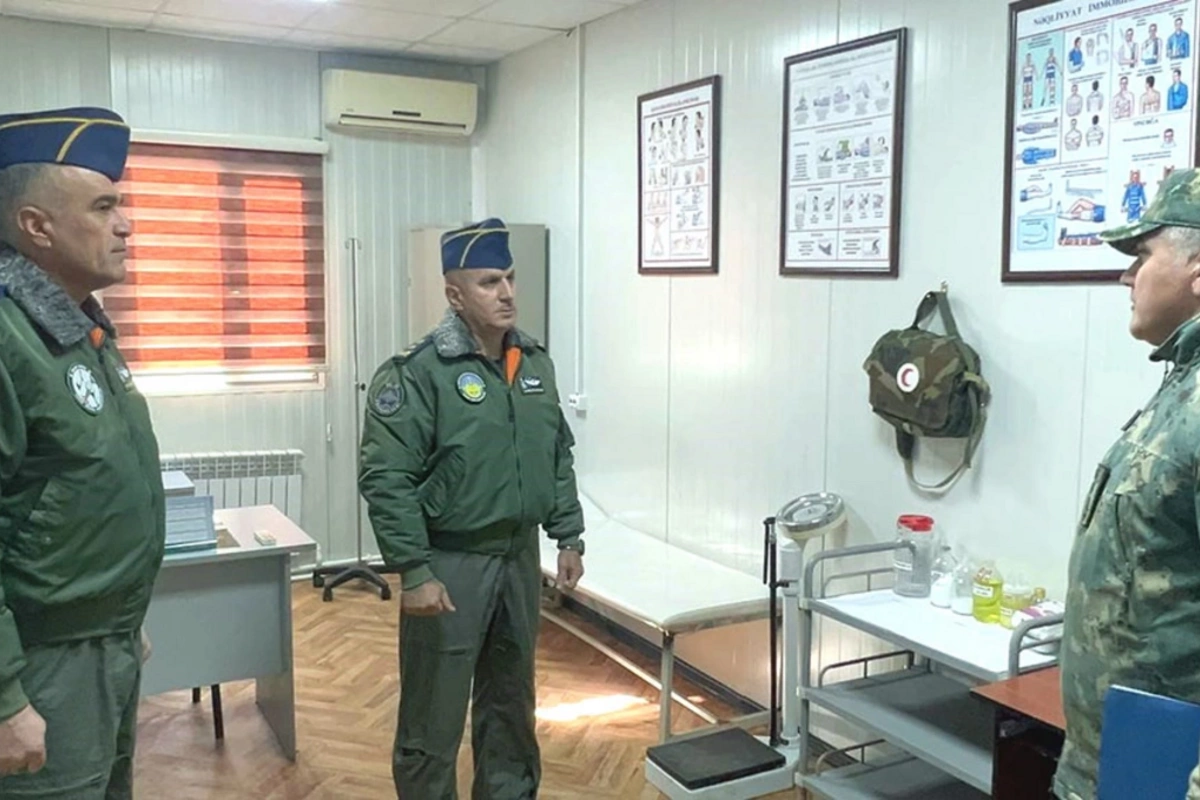 Hərbi Hava Qüvvələrinin xidməti-döyüş fəaliyyəti yoxlanılıb