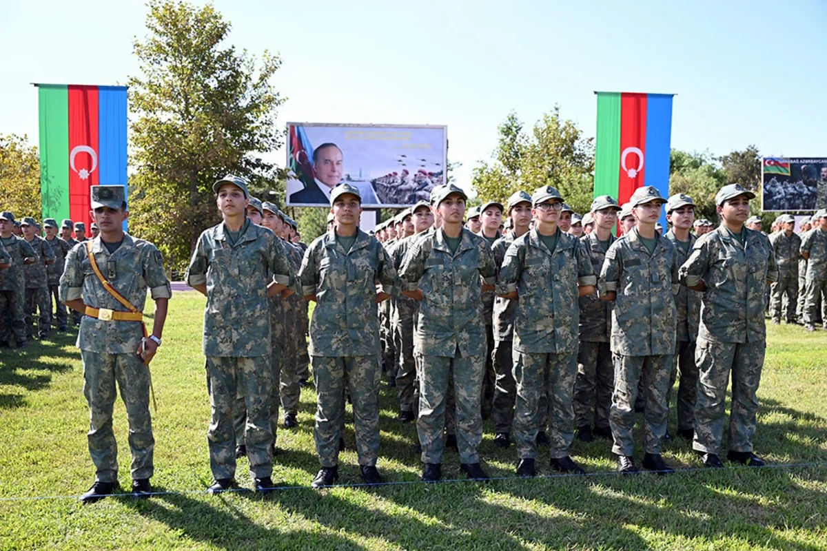 Heydər Əliyev adına Hərbi İnstitutda gənc kursantların andiçmə mərasimi keçirilib