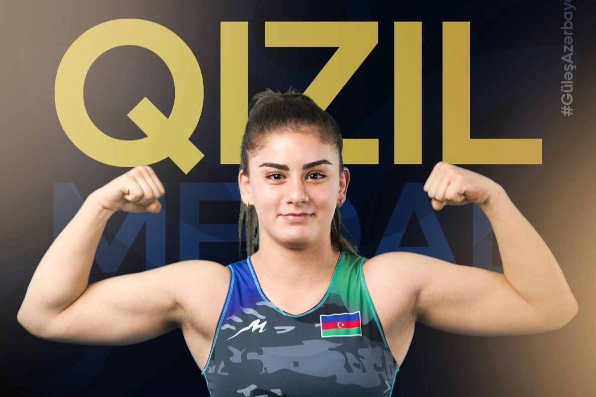 Azərbaycanlı qadın güləşçi qızıl medal qazandı