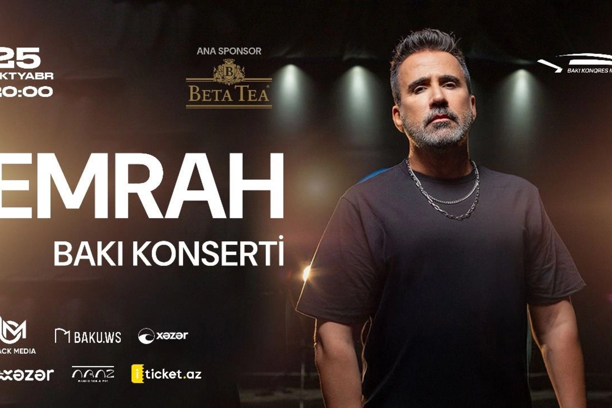 Emrah Bakıda möhtəşəm konsert proqramı ilə çıxış edəcək Emrah Bakıda möhtəşəm konsert proqramı ilə çıxış edəcək