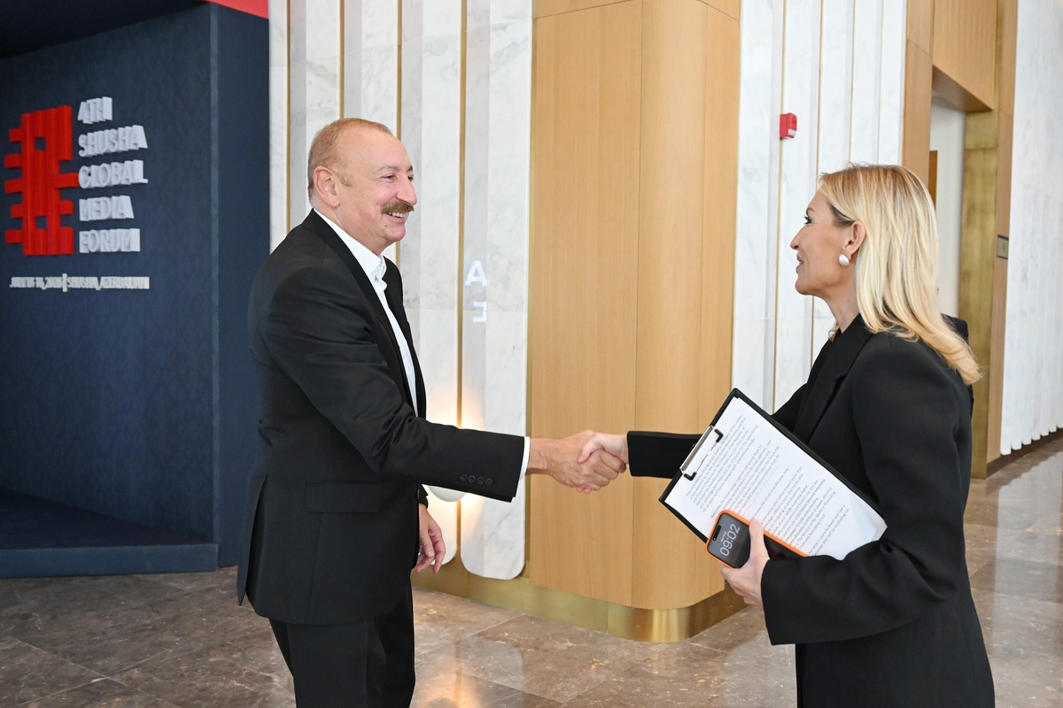 Prezident İlham Əliyev IV Şuşa Qlobal Media Forumunun açılışında iştirak edib