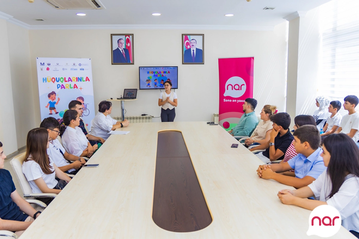 Nar uşaqlar üçün maarifləndirici tədbirlərə dəstək verir Nar uşaqlar üçün maarifləndirici tədbirlərə dəstək verir