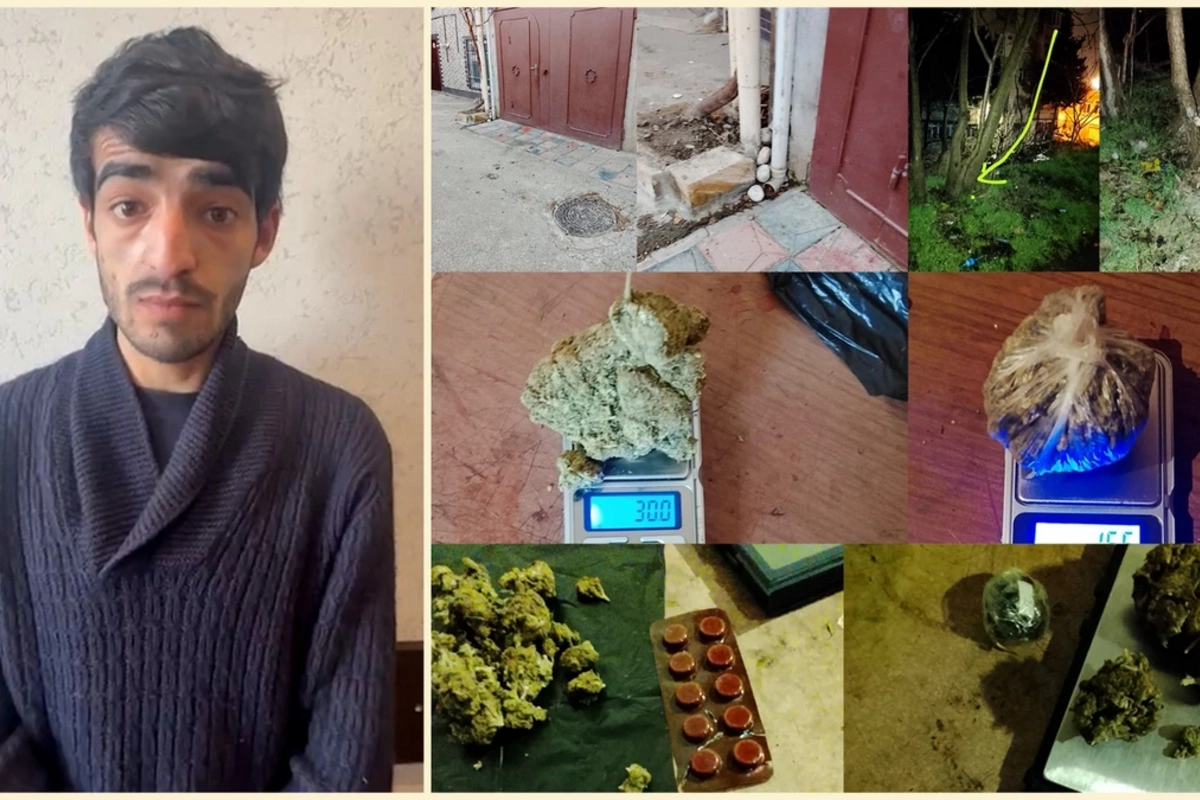Yasamalda ƏMƏLİYYAT: 20 kiloqram marixuana aşkarlandı