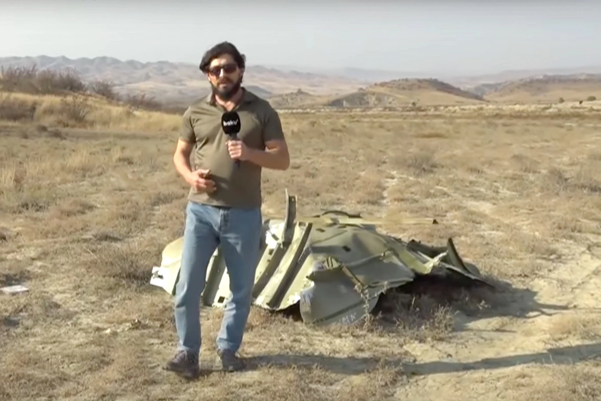 Türkiyə təyyarəsinin qəzaya uğradığı yerdən Baku TV-nin XÜSUSİ REPORTAJI