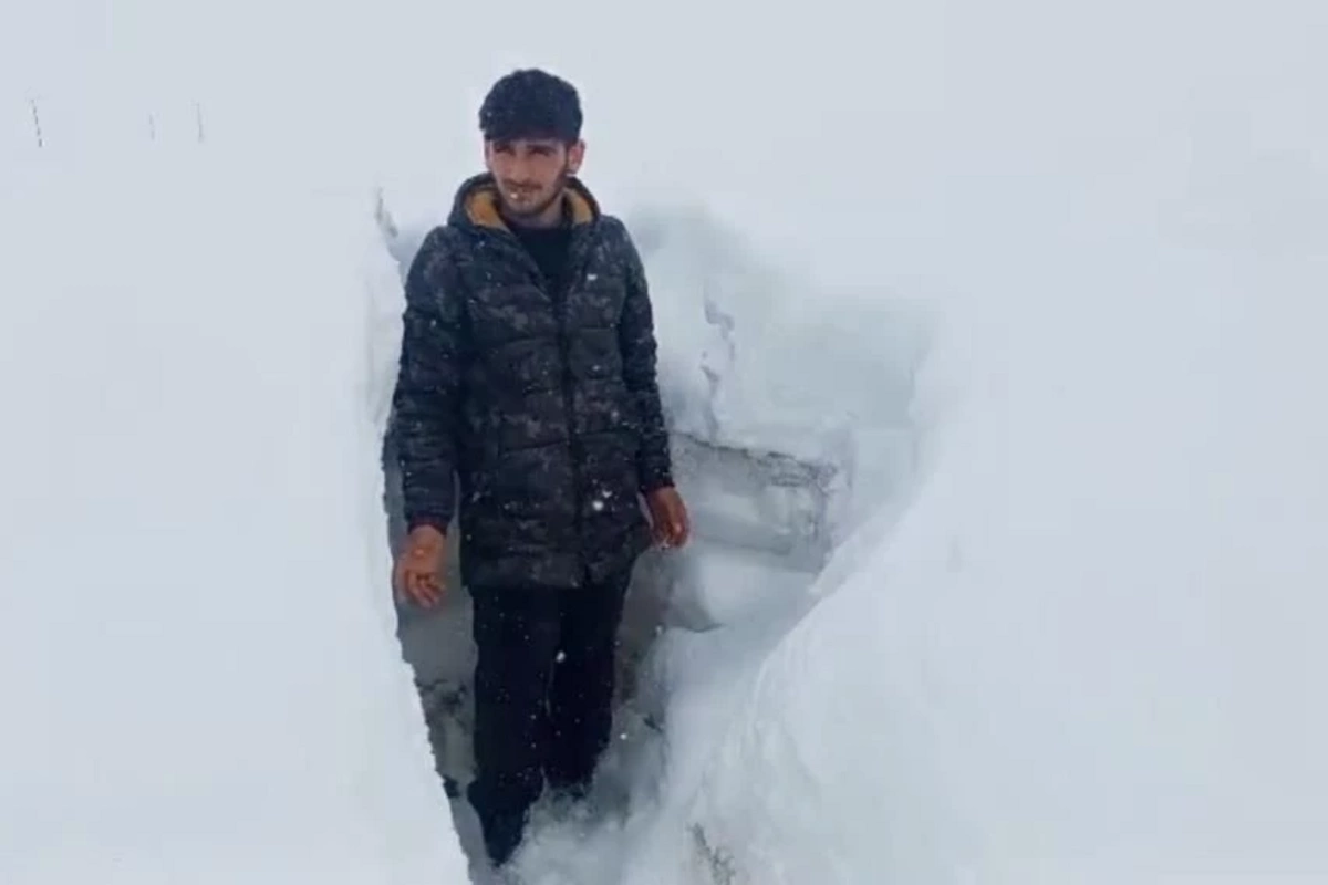 Apreldə Türkiyəyə yağan qarın hündürlüyü hamını təəccübləndirdi