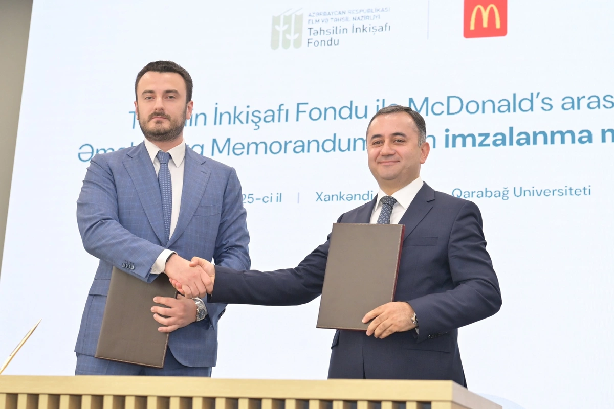McDonalds Qarabağ Universitetinin tələbələrinə təqaüd ayıracaq McDonalds Qarabağ Universitetinin tələbələrinə təqaüd ayıracaq