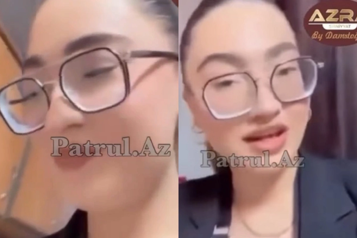 Şəkidə çay stəkanına tüpürən qız DANIŞDI