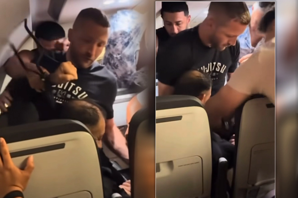 Боец MMA обезвредил пассажира, пытавшегося открыть дверь самолета в небе