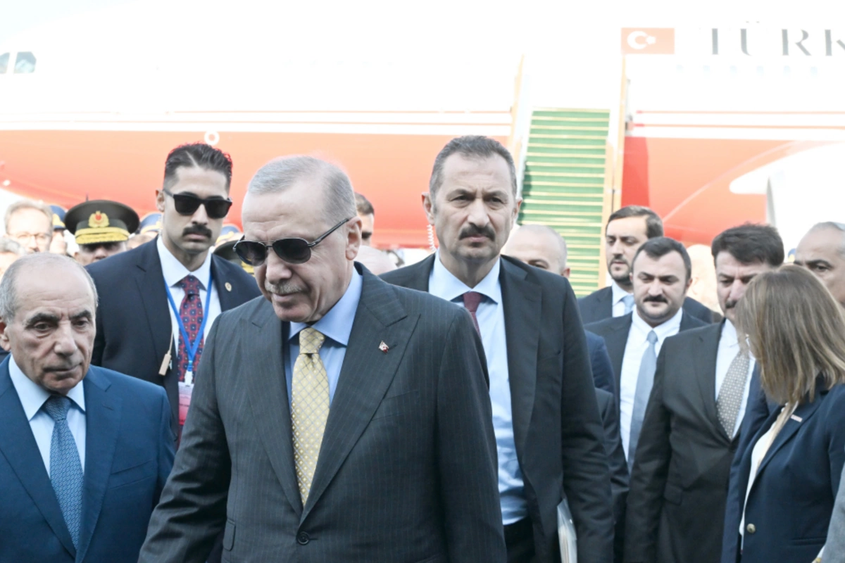 Türkiyə Prezidenti Rəcəb Tayyib Ərdoğan Azərbaycana səfərə gəlib