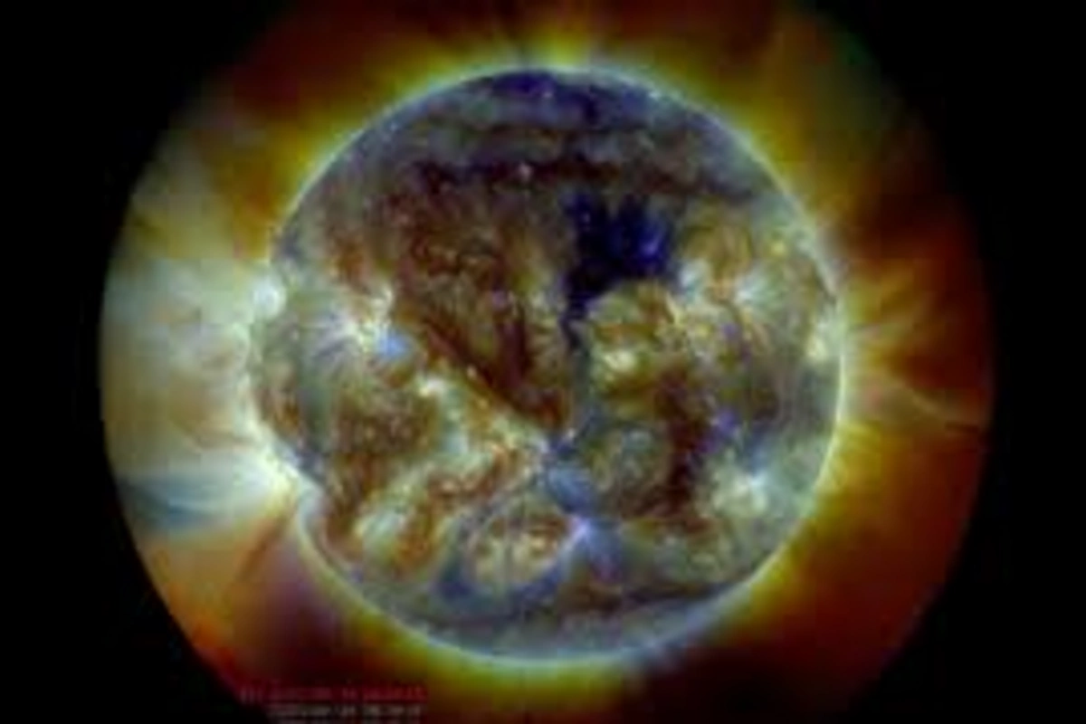 A solar flare occurred on the Sun A solar flare occurred on the Sun