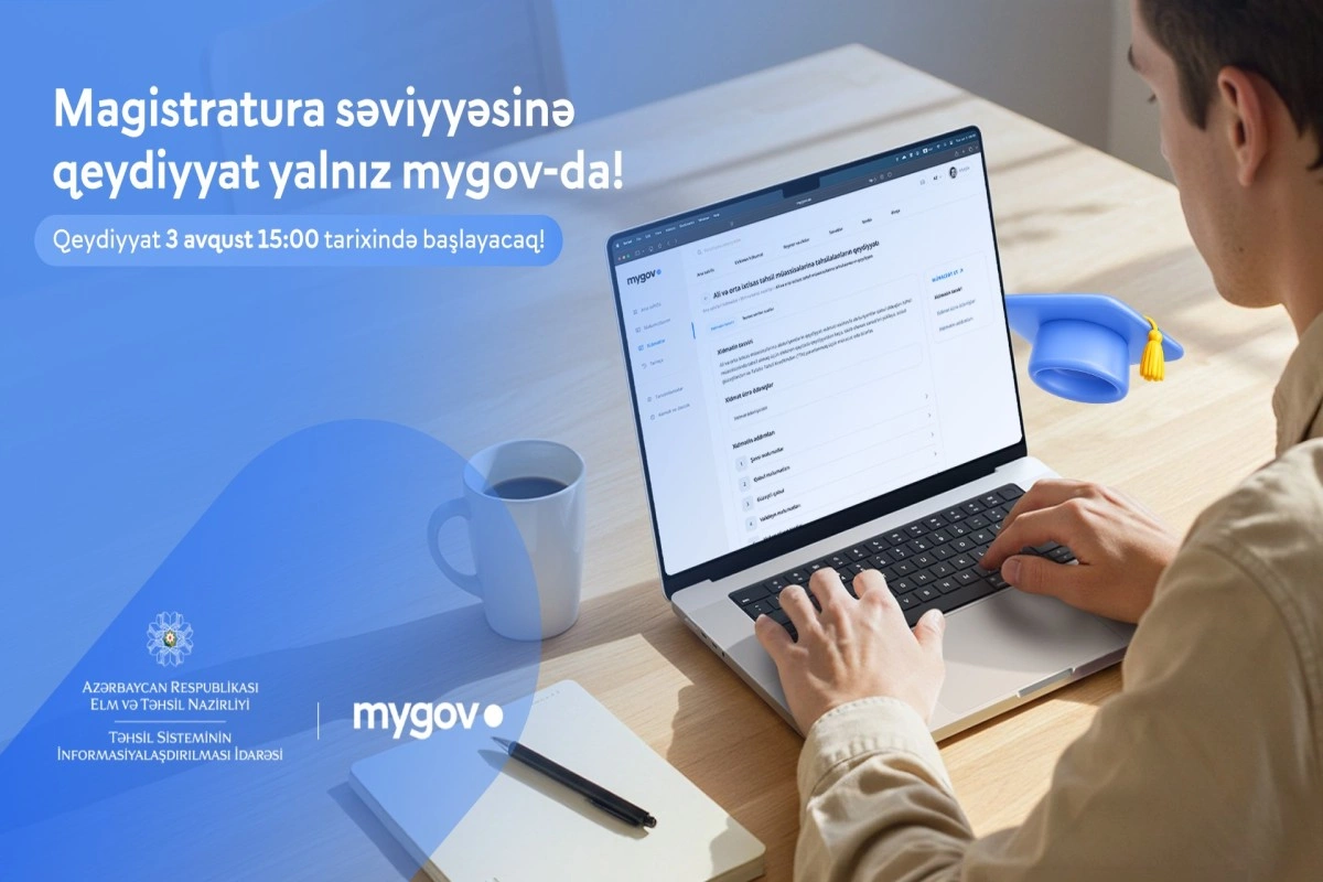 Magistraturaya qəbul olunanların nəzərinə: Qeydiyyat yalnız mygov üzərindən aparılacaq