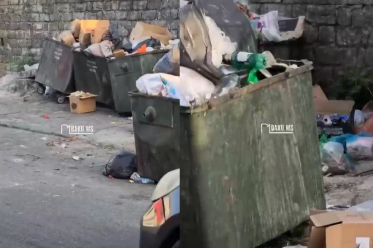 Zabratda antisanitar vəziyyət: Zibil tullantıları qalaqlanıb