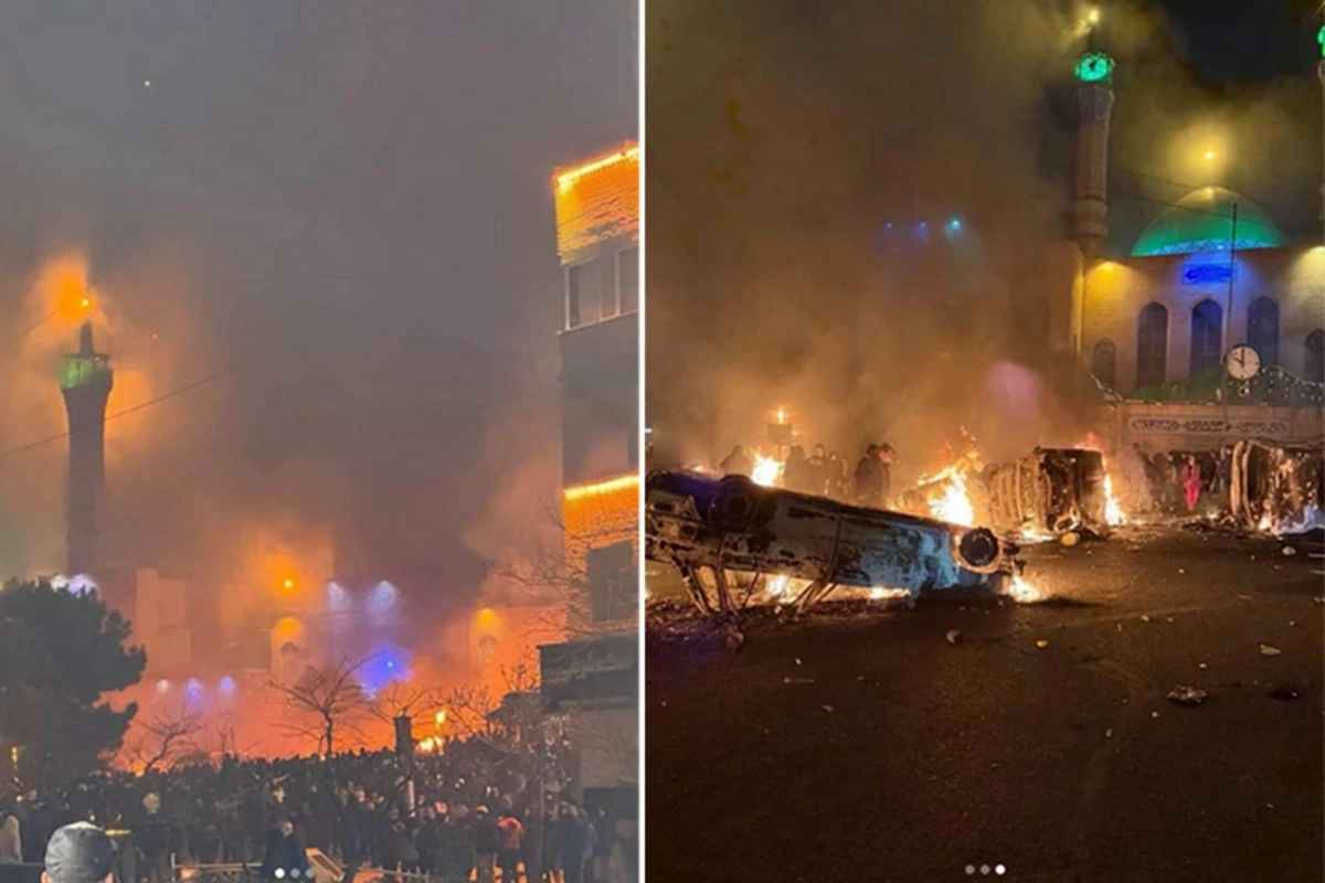 Etirazlar zamanı Tehranda 34 məscid yandırılıb