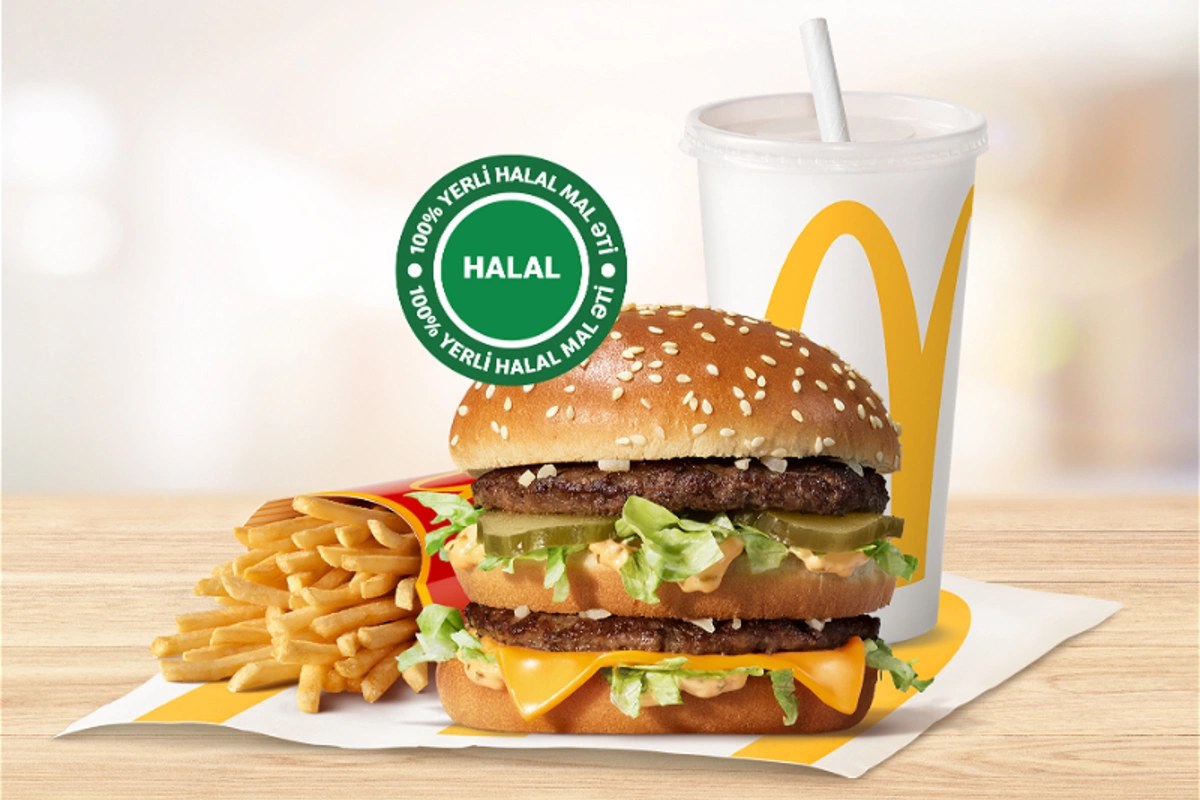 McDonalds Azərbaycan 100% halal mal ətindən tam istifadəyə keçdiyini elan etdi! McDonalds Azərbaycan 100% halal mal ətindən tam istifadəyə keçdiyini elan etdi!