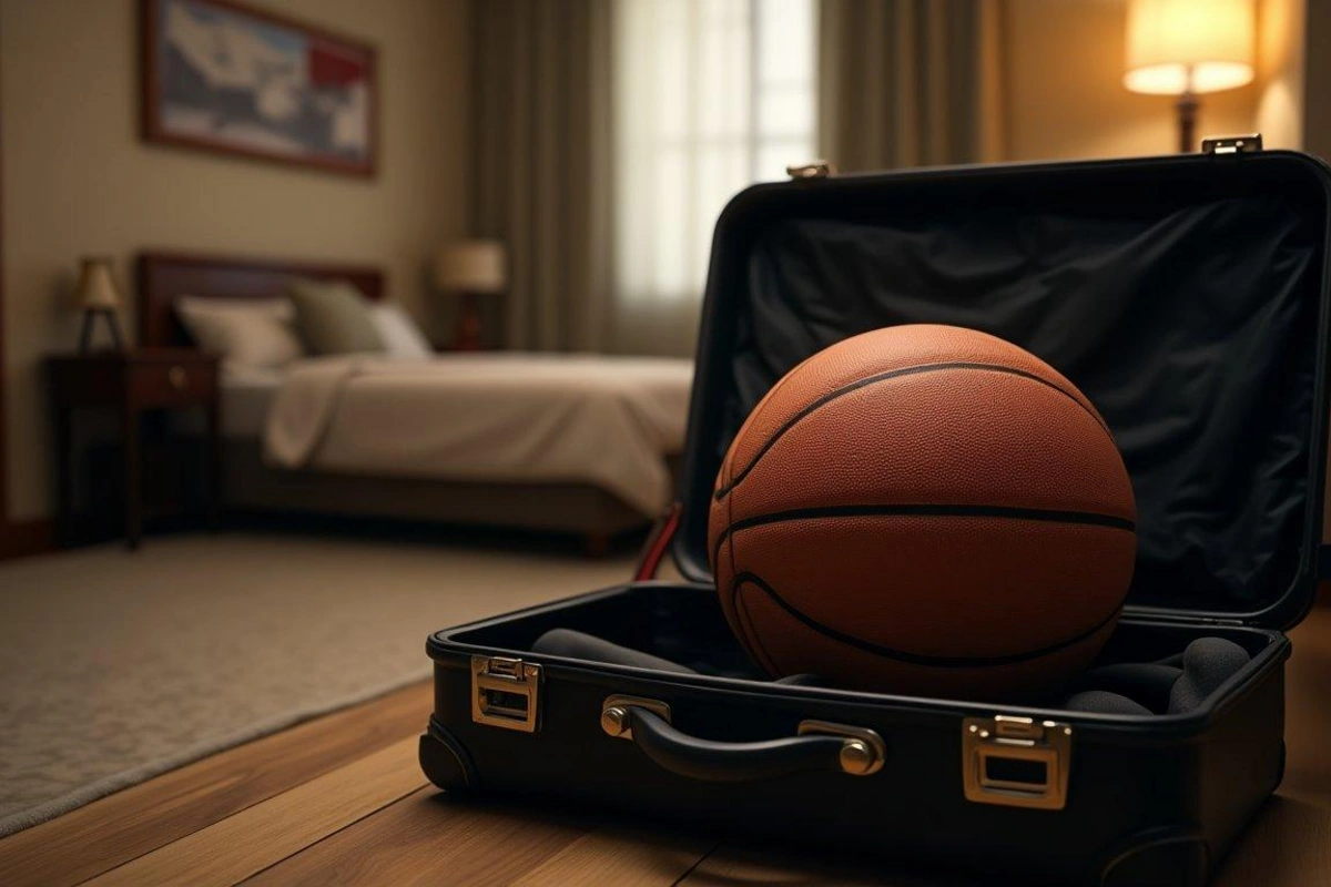 Basketbolçu sevgilisini otelə çamadanda gətirdiyi üçün cəzalandırıldı Basketbolçu sevgilisini otelə çamadanda gətirdiyi üçün cəzalandırıldı