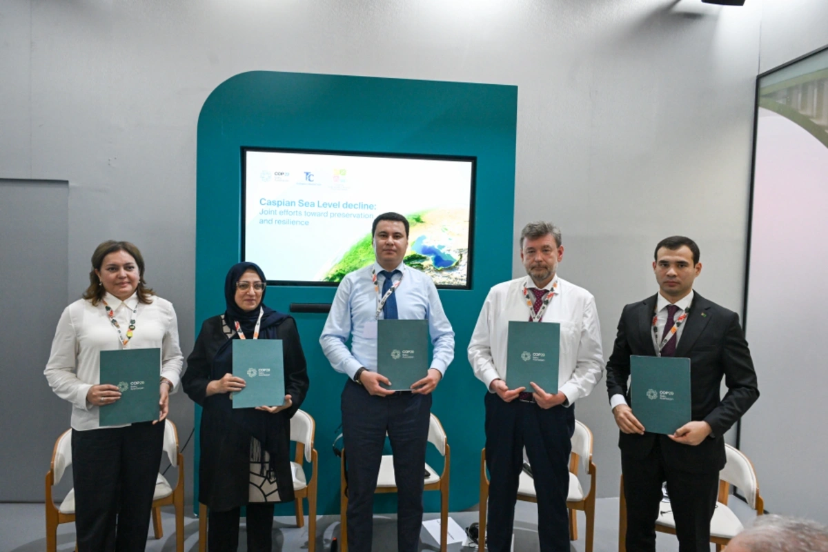 COP30-da Xəzər dənizinin səviyyəsinin azalmasına həsr olunmuş yüksəksəviyyəli tədbir keçirilib
