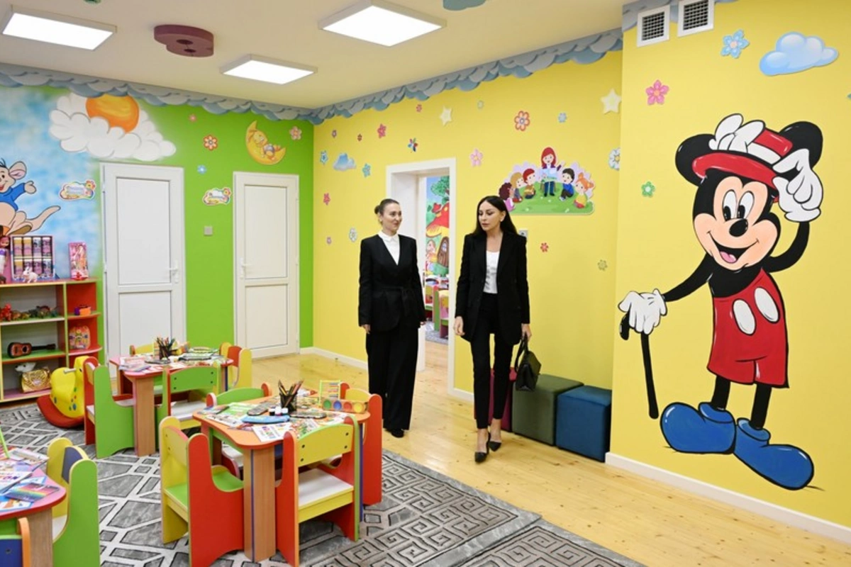 Bakının Xətai rayonunda Alim Məmmədov adına körpələr evi-uşaq bağçasının təmirdən sonra açılışı olub Bakının Xətai rayonunda Alim Məmmədov adına körpələr evi-uşaq bağçasının təmirdən sonra açılışı olub