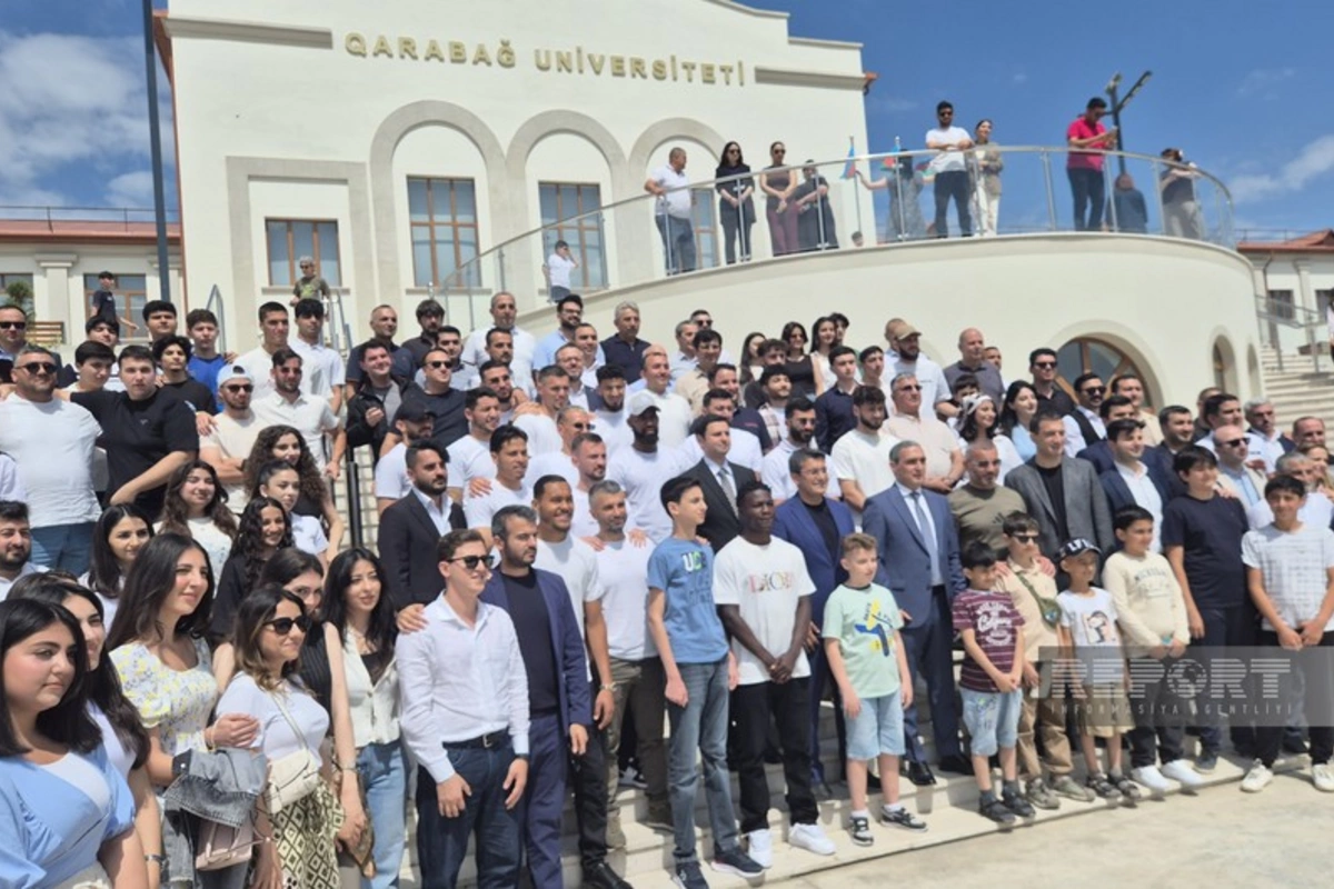 Qarabağın üzvləri Xankəndi şəhərinə səfər ediblər Qarabağın üzvləri Xankəndi şəhərinə səfər ediblər
