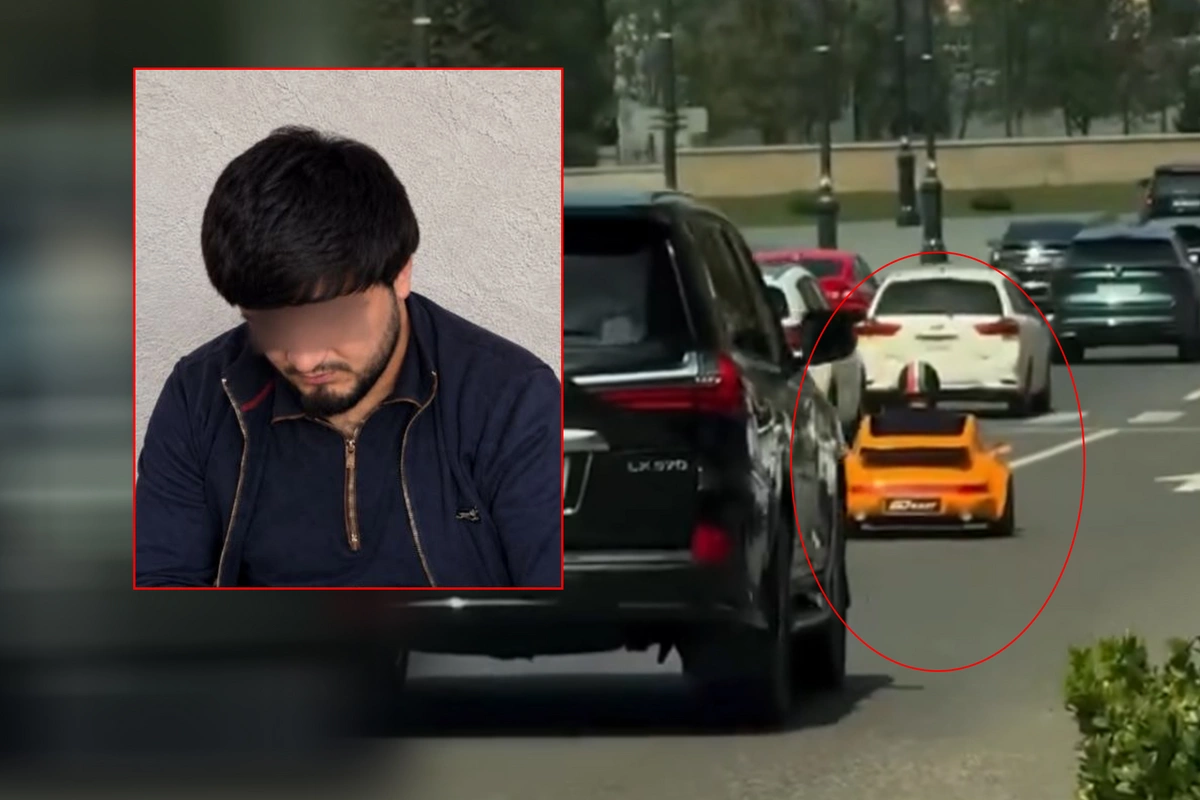 Bakıda oyuncaq maşınla yola çıxan şəxs SAXLANILDI